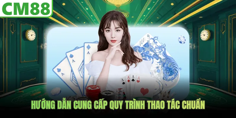 Hướng dẫn cung cấp quy trình thao tác chuẩn