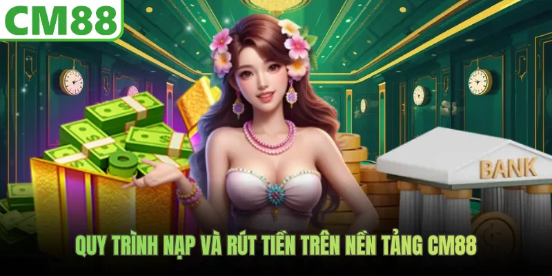 Quy trình nạp và rút tiền trên nền tảng CM88